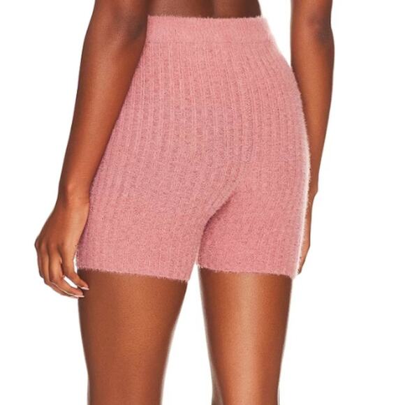 Lovers & Friends Reign Knit Biker Shorts in Mauve NWOT Size Small - Picture 4 of 4